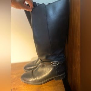 Coach boots size 8 black
